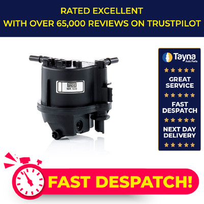 Fuel Filter fits PEUGEOT 107 1.4D 05 to 14 8HT(DV4TD) Mann 190166 190173 190168