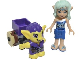 Lego ELVES & Goblin Minifigures Naida Riverheart & Rimlin From Set 41187