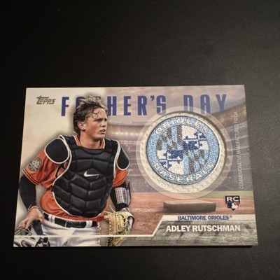 Topps 2023 Series 2 Father's Day Patch Adley Rutschman RC #FD-AR