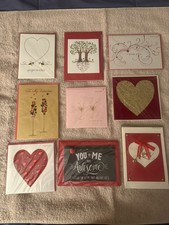 Papyrus Lot Of 9 Valentine s Day Pretty Love Greeting Cards 3D New Gems Stones