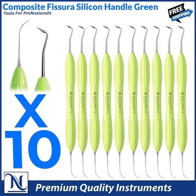 Dental LM Fissura & Condensa Composite Filling Instruments Silicone Handle