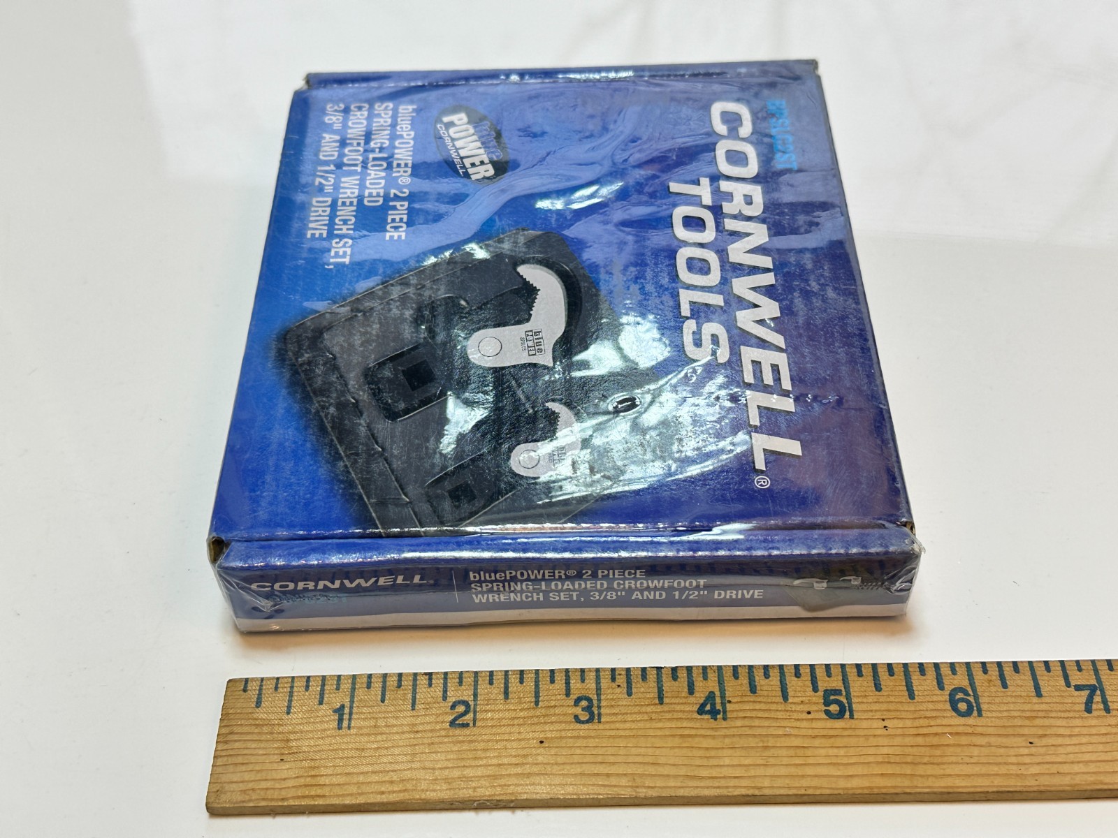 NEW Cornwell Tools BPSLC2ST 2pc Spring Loaded Crowfoot Wrench Set