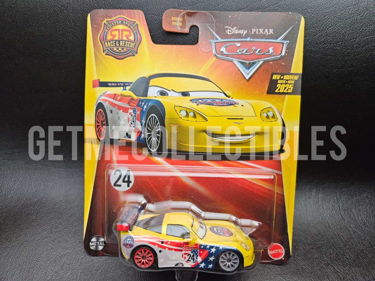 DISNEY PIXAR CARS RACE & RESCUE JEFF GORVETTE 2025 SAVE 6% GMC | eBay