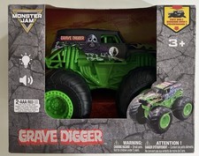 Grave Digger Monster Jam 1:24 Monster Truck New Lights And Sound