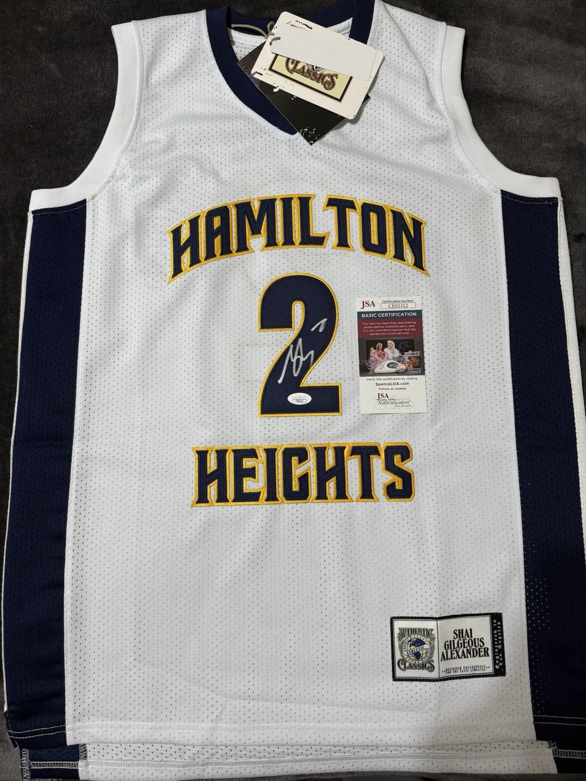 Shai Gilgeous Alexander Autographed Signed High School Jersey JSA COA 