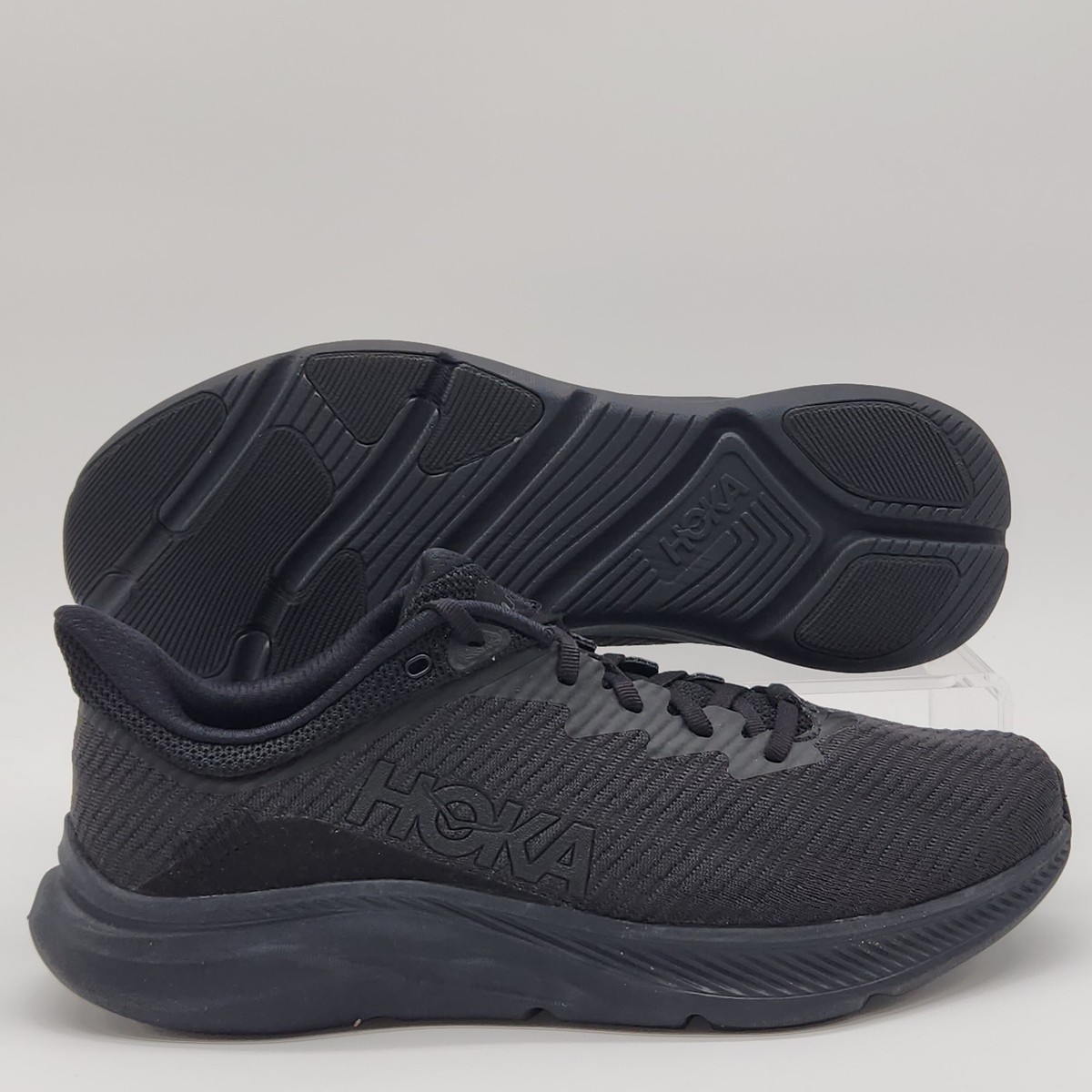 Mens Size 10.5 Hoka One One Solimar Triple Black Running  display picture 3