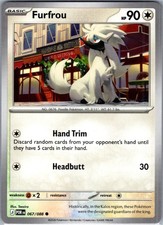Furfrou 067/088 Common Perfect Order Pokemon Near Mint