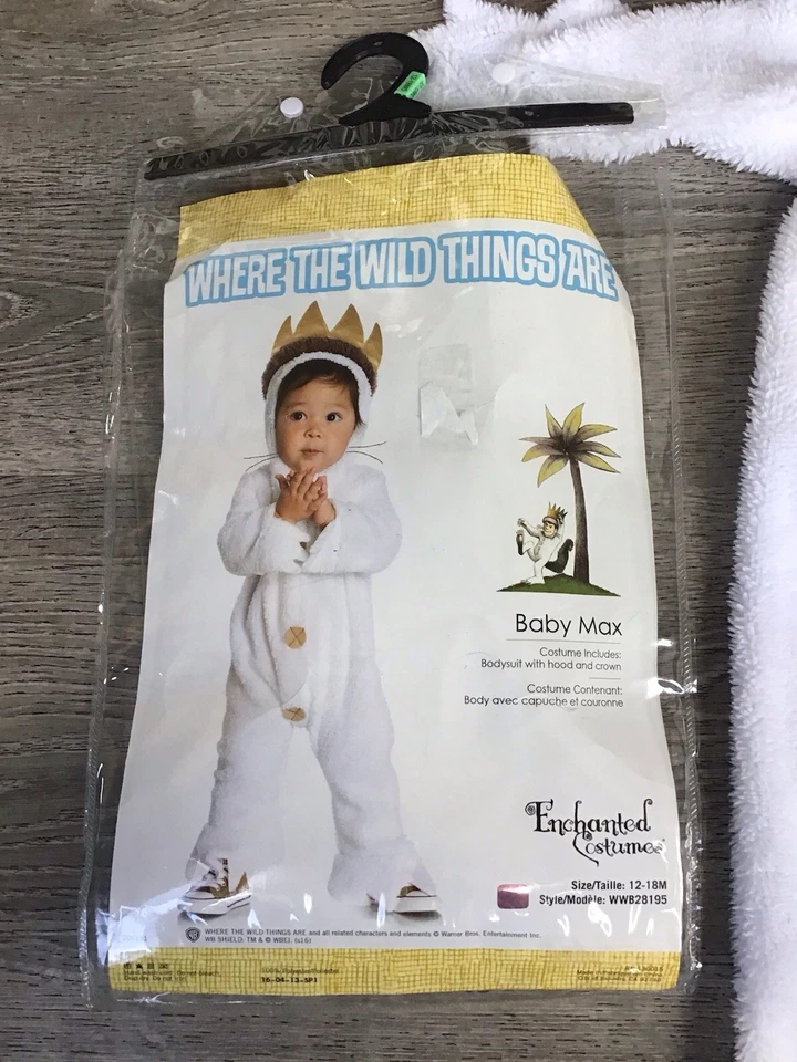 Where the Wild Things Are “Baby Max” 12-18 Meses Disfraces Encantados Una Pieza Foto 2 de 4
