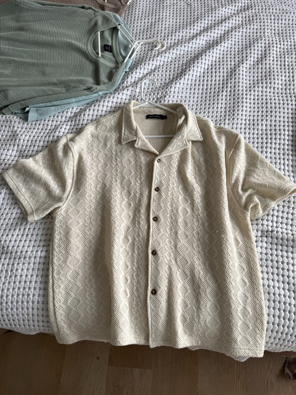 Men Beach Resort Summer Wear Linen Shirts XL