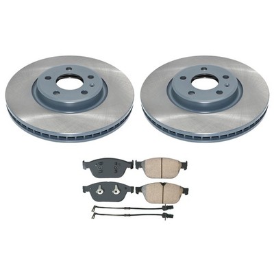 DuraGo Front Rotors Akebono EURO Ceramic Disc Brake Pads Kit For Q5 L4 Rear Disc