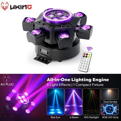180W RGBW Laser Moving Head LED Stage Lights Beam DMX Club Disco Party DJ Light