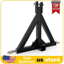 3 Point Trailer Hitch w/ 2" Receiver Quick Hitch for Category 1, Tractor Adapter