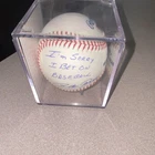 Pete Rose Autographed MLB Baseball 'I'm Sorry I Bet On Baseball' PSA/DNA