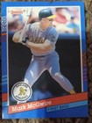 Photo of 1991 Donruss #105 Mark McGwire Oakland Athletics Baseball Card