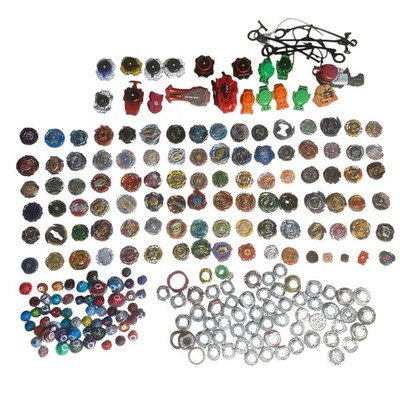 Beyblade Tomy Takara Mix Authentic Bulk Part Lot - 225+ Pieces - Fast Shipping
