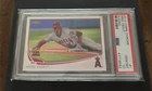 2013 Topps Chrome Sliding  Mike Trout PSA 10 GEM MINT LA ANGELS BASEBALL CARD #1