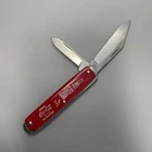 Vintage Coca Cola 5 Cent Red 2 Blade Folding Pocket Knife Stamped USA