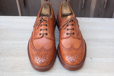TRICKER'S SCHUHE ''KESWICK'' RICHELIEU LEDER 10 / 44 SUPER ZUSTAND MEN'S SHOES