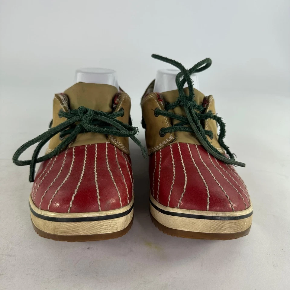 Sorel Tivoli Low II Women's Duck Shoes US 8 Red Lace-Up Waterproof Booties  - Image 2 of 4