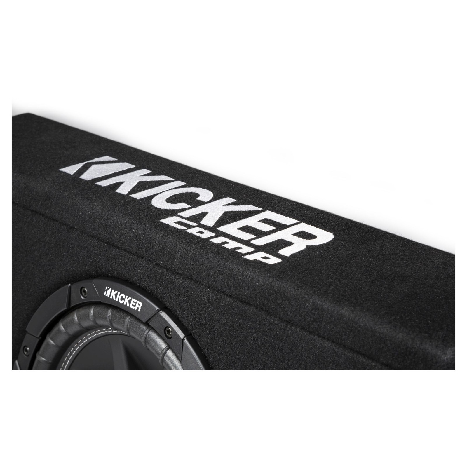 Kicker 43TC104 Comp 10 " sub in Thin Profile Ported Enclosure 4 Ohm - Open Box