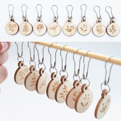 Maschenmarkierer Zubehör Geschenke abnehmbar Holz Mehrzweck Strickwerkzeuge