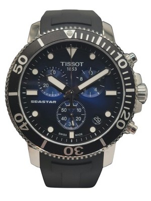 Tissot Seastar 1000 Chronograph 30 bar blau - Full Set mit Box und Papieren