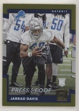 2017 Panini Donruss Rookies Press Proof Gold 17/50 Jarrad Davis #360 ex1