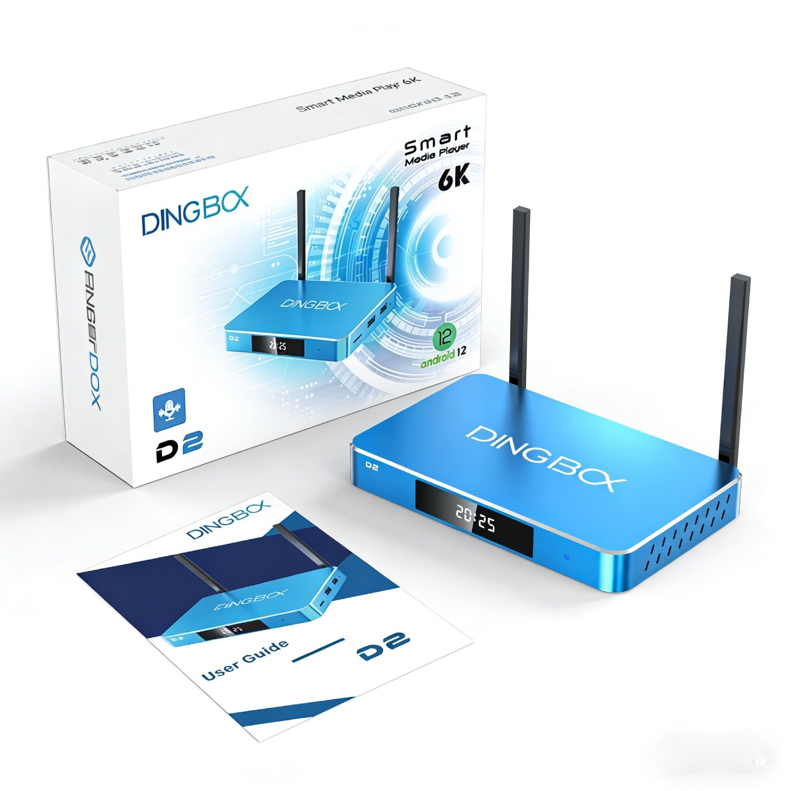 2026 Dingbox D2 6K 24/7 Extended Warranty - Same Day Shipping WiFi TV Box