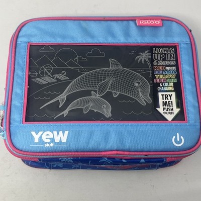 NEW LIGHT UP LUNCH BOX COOLER DOLPHINS