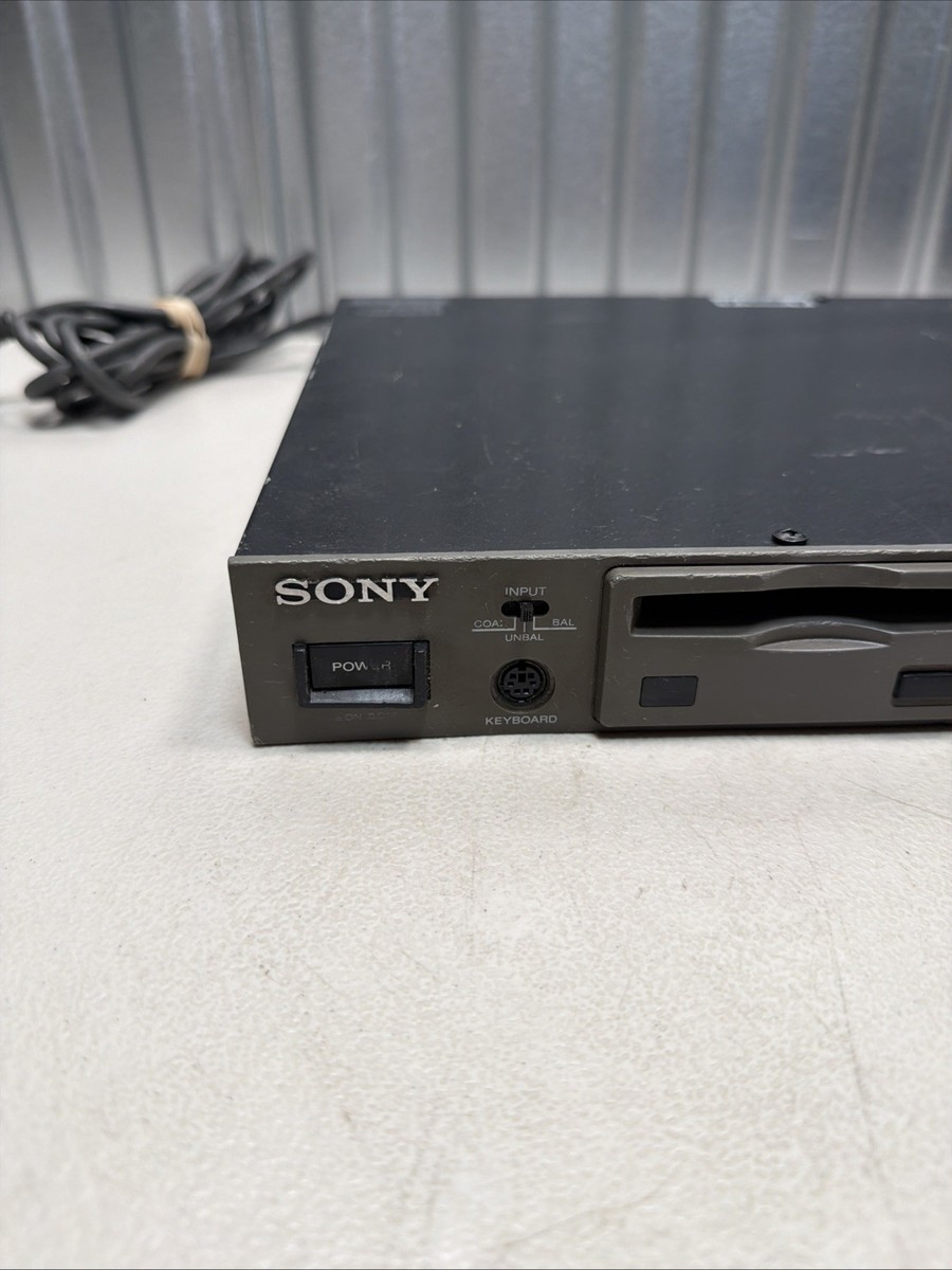 Sony MDS-E12 Professional MiniDisc Recorder Player - Works! | eBay