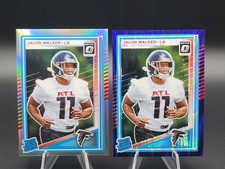 2025 Optic Jalon Walker Rated Rookie Silver Holo & Purple Shock Prizm Falcons RC