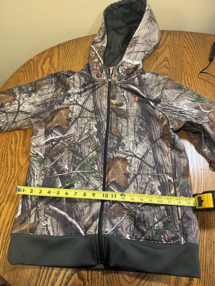 Mujer Under Armour RealTree Camuflaje Cremallera Foto 4 de 4