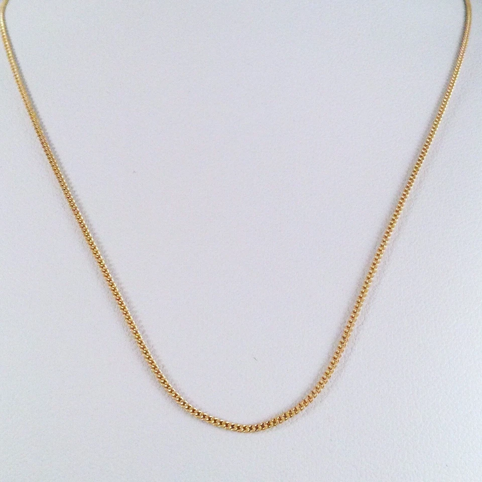 Joyería Vintage Collar Cadena Oro Antiguo Deco Vestido Joyería 50 cm Largo Foto 2 de 4