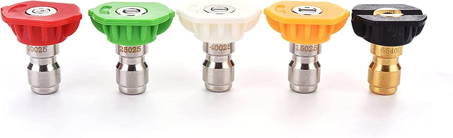 5 4000psi power pressure washer spray nozzle tips - honda gcv160 ryobi karcher .