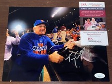 Terry Collins Signed Autographed 8x10 Photo New York Mets Baseball JSA N2