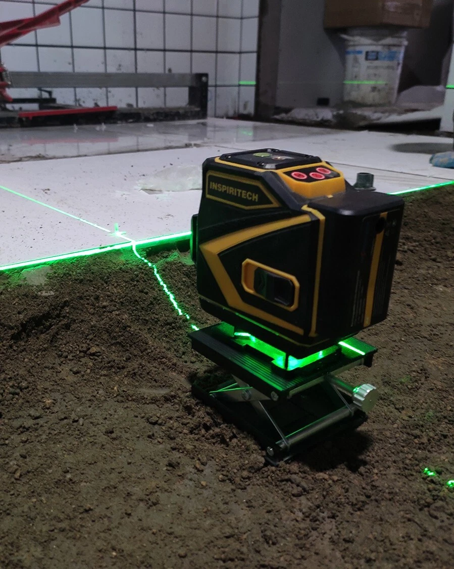 Inspiritech 3x360 floor leveling tools laser for tile 3d laser