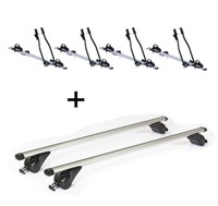 4X FahrradträGer Sagittar+DachträGer KING1 FüR FüR Ford Edge 5TüR Ab 16