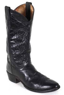 Westernstiefel Cowboystiefel Lederstiefel Texas  Justin Leder Vintage 42
