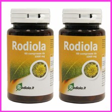 2 X Rodiola Rosea 60 compresse da 1000mg  afrodisiaco, energizzante e buon umore