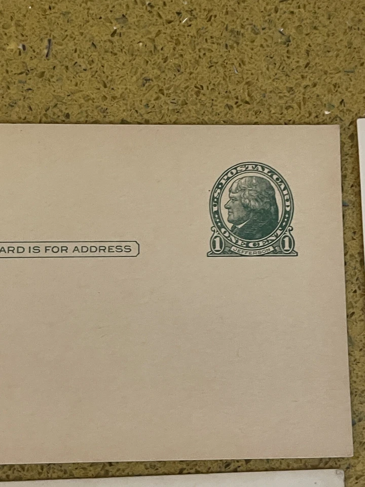 Vintage Mint Unused US UX27,UX48,UX50,UX51 Postage Cards, 1c,4c - Image 2 of 4