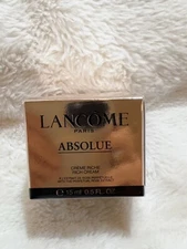 New in Box!  Sealed! Lancôme Absolue Rich Cream 15ml /0.5oz Expire: Sept 2027