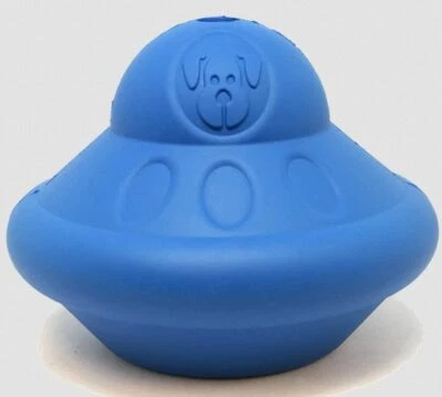 Spotnik Volant Soucoupe Friandise Distributeur & Jouet à Mâcher - Bleu - Grand - - Photo 1/4