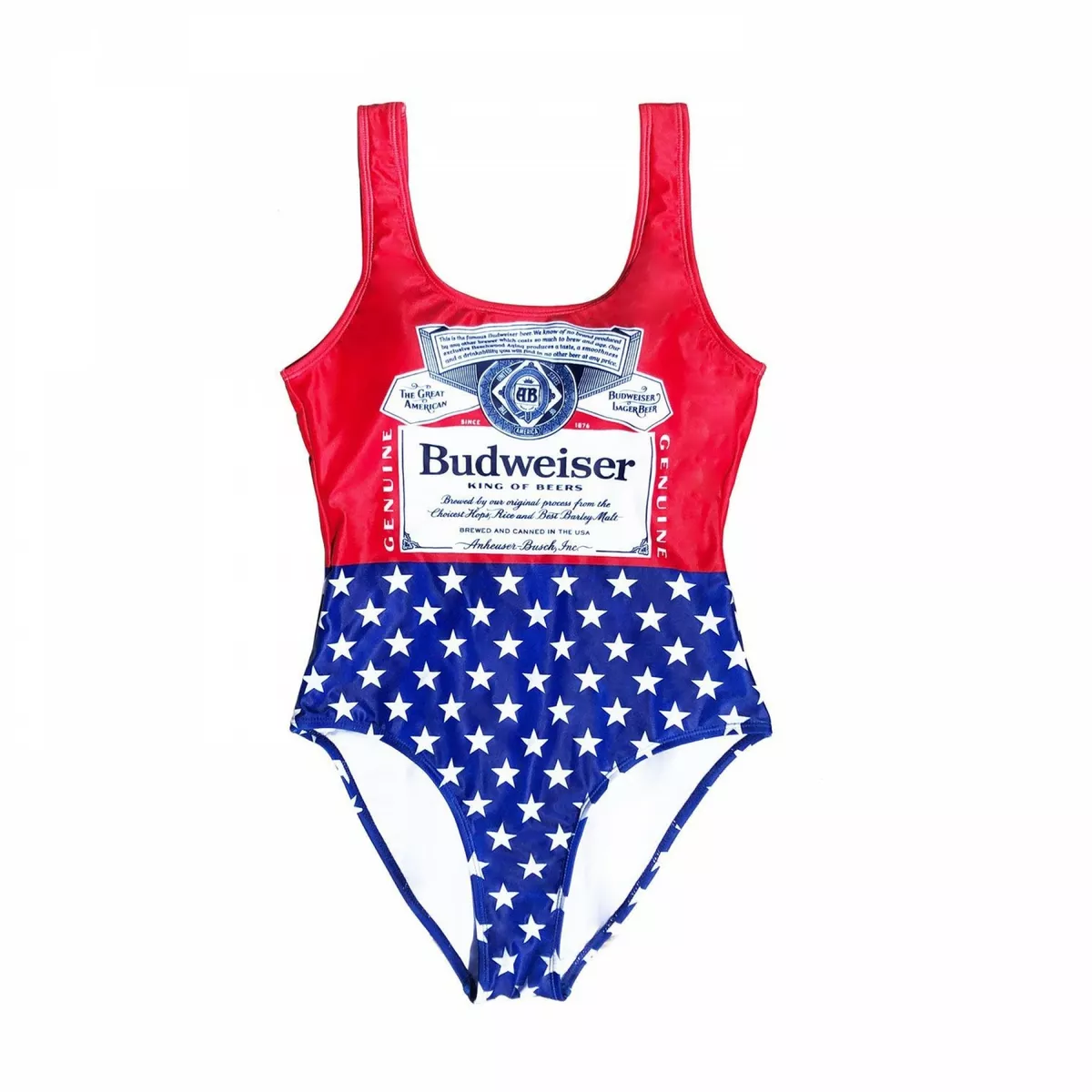 Budweiser one piece bathing best sale suit