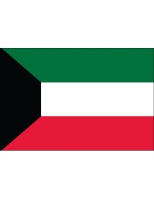 Kuwait 3' x 5' Indoor Polyester Flag
