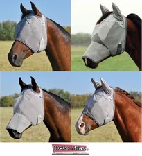 Cashel Fly Mask Horse Standard Ears Nose Sun Protection ALL STYLES ALL SIZES
