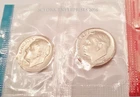 1968 P & D Roosevelt Dime Set (2 Coins) *MINT CELLO*   **FREE SHIPPING**