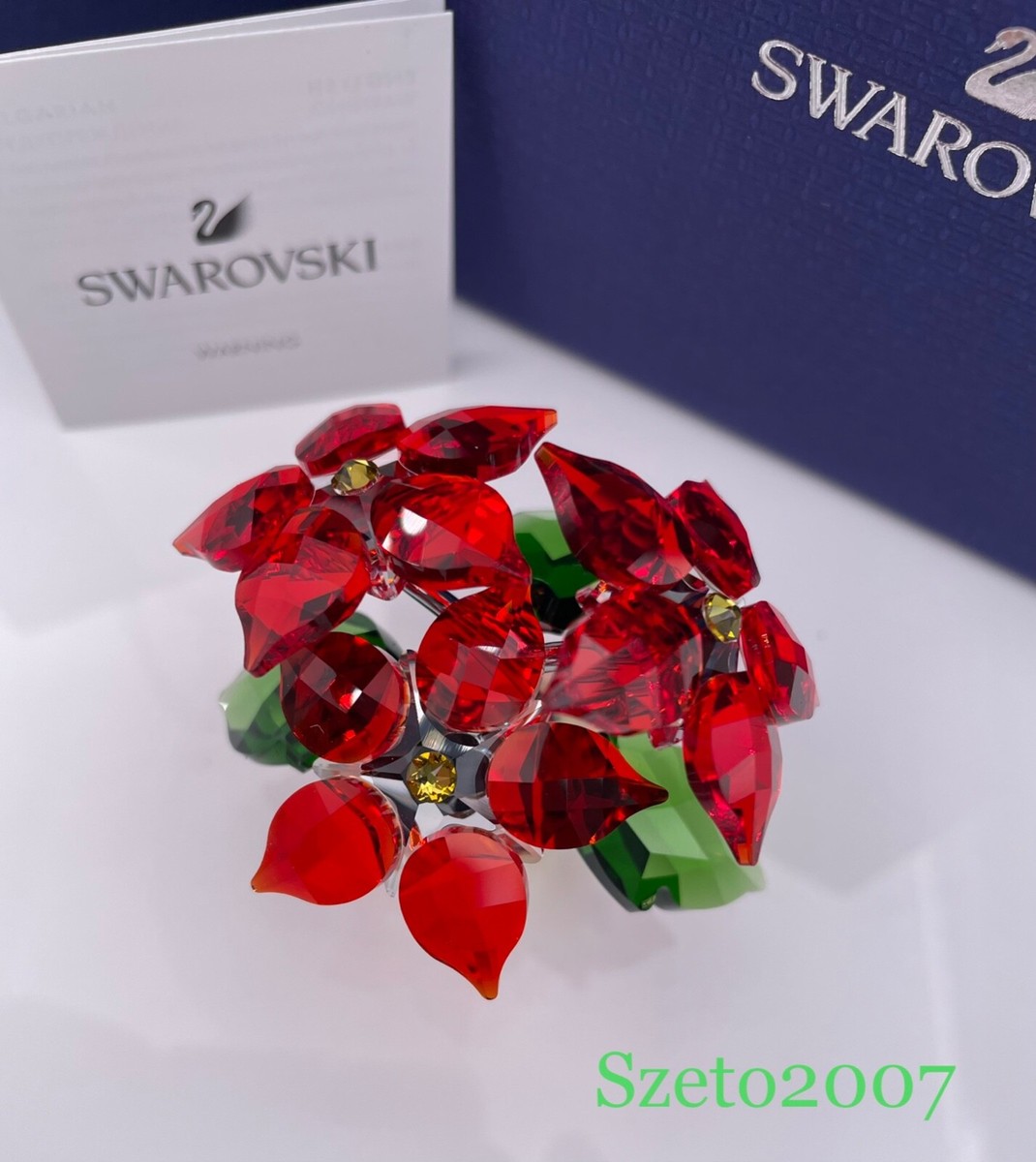 Swarovski Poinsettia, Medium MIB #5538626/ 5698502 | eBay
