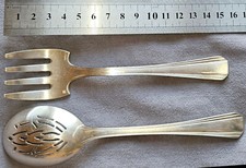 CHRISTOFLE Fourchette à entremets & Cuillère à olives modèle BOREAL - Luc Lanel