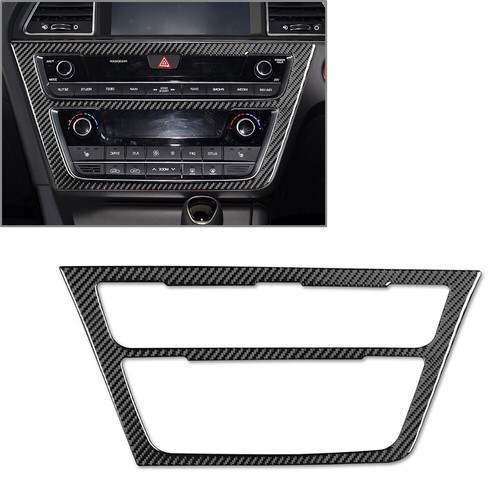 Central Console AC Switch Panel Cover Trim For Hyundai Sonata 9th 2015-2019