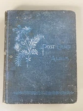 Antique Postcard Album w/ 90 Cards US Souvenir Tourist Vintage Massachusetts 